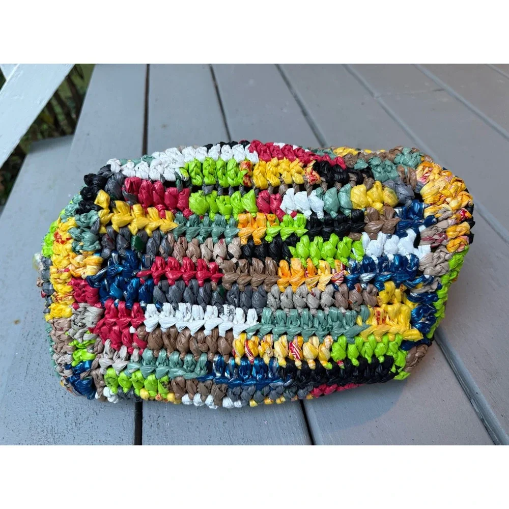 Handmade crochet tote